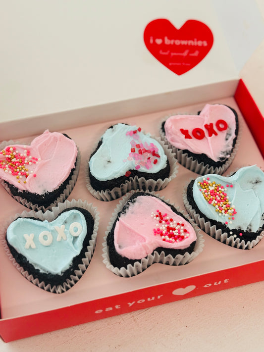 Box of 6 Iced Chocolate Cakes GF / VEG / DF